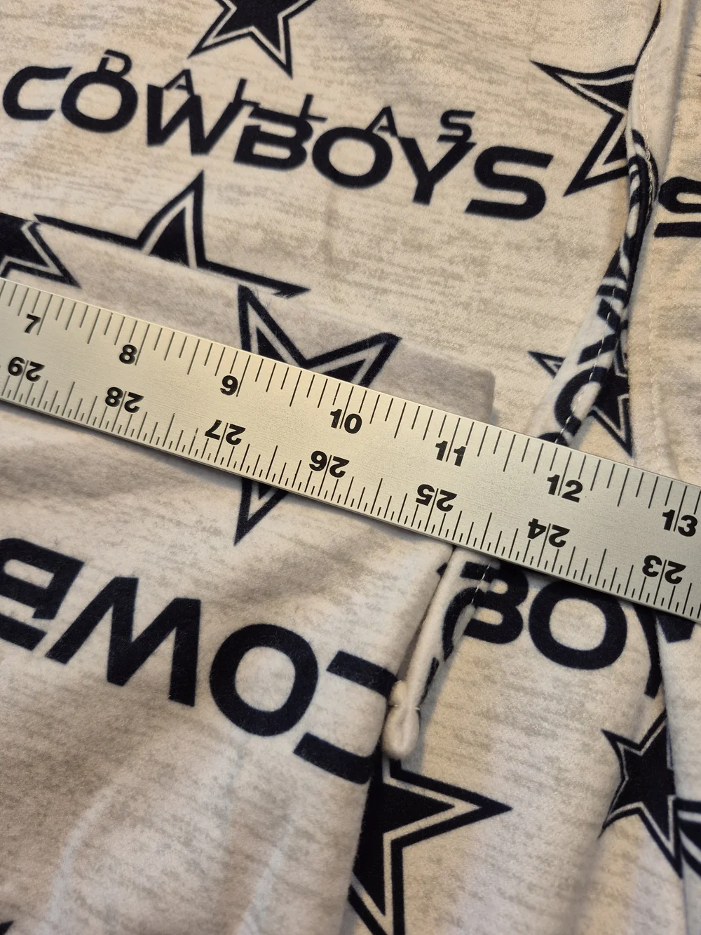 Team Apparel Cowboys Lounge Pants in Cream with Black Stars